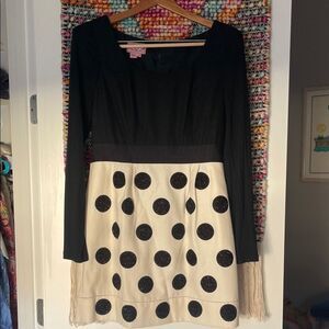 Black and White Polka Dot Dress